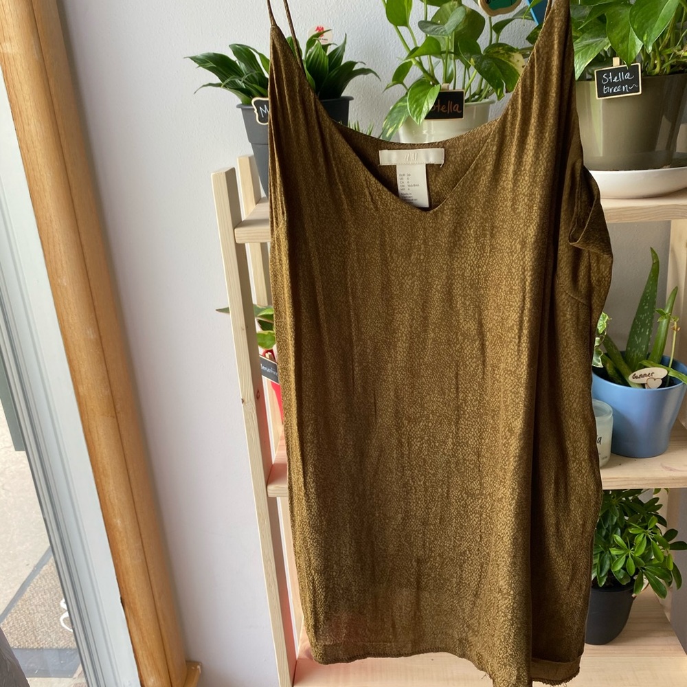 Silk tank top